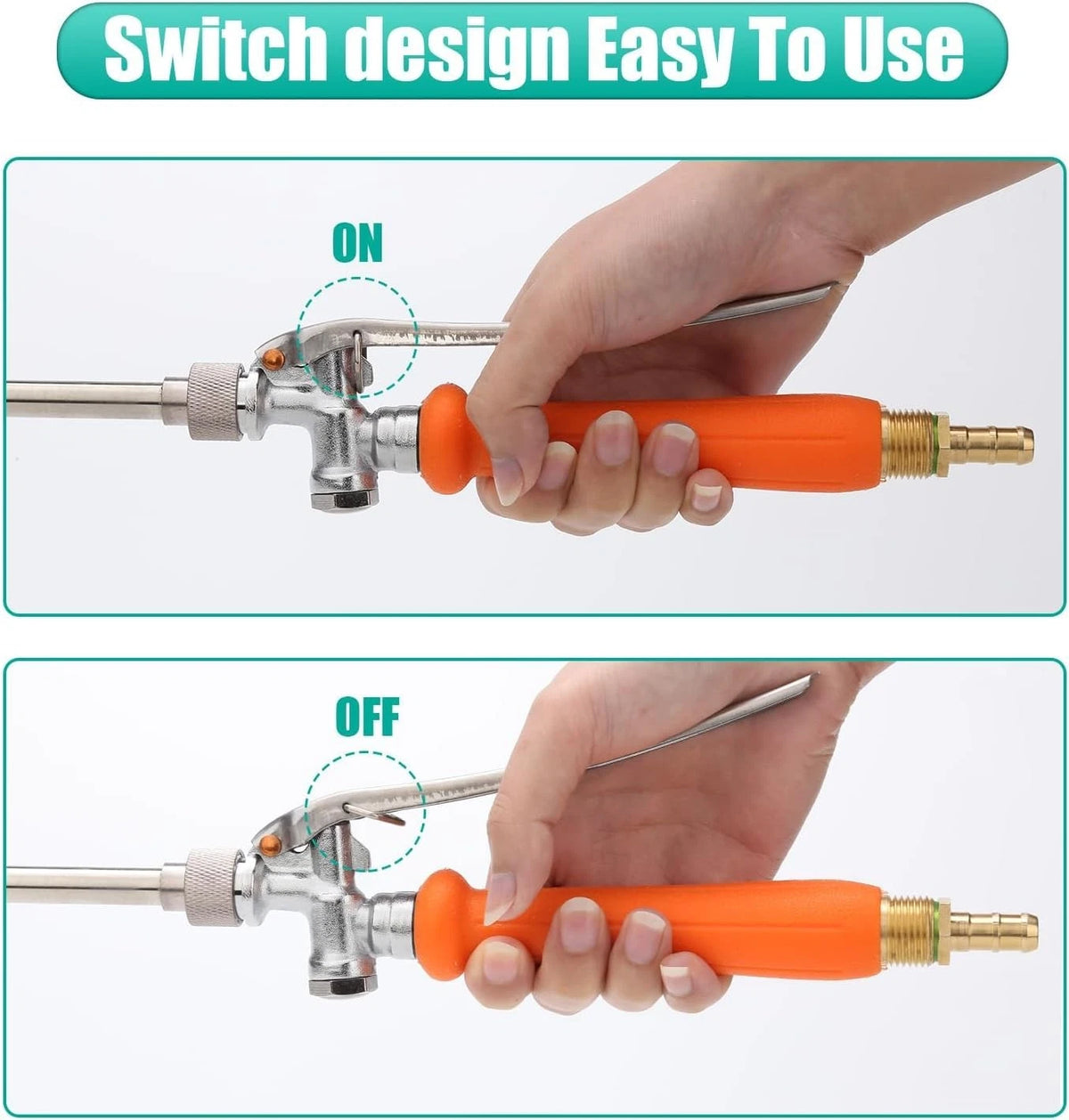 Metal Pump Sprayer Wand with 3 Types of 16 inches, Replacement