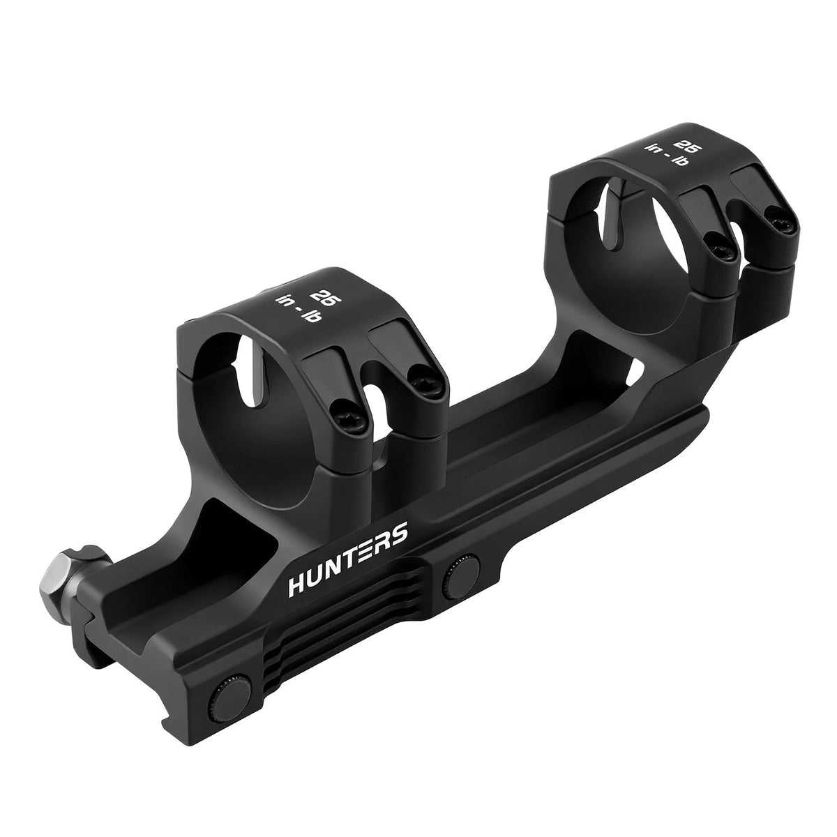 Techhunters Precision Rifle Scope Mounts - 6061-T6 Aluminum 30MM, BLACK