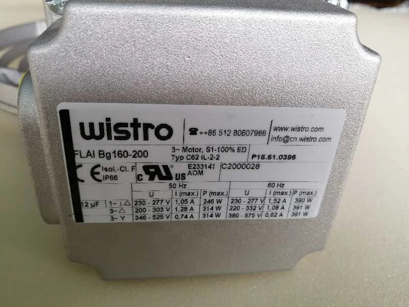 FLAI BG160-200 Wistro Fan P15.51.0396 IP66 230V Waterproof Motor Fan