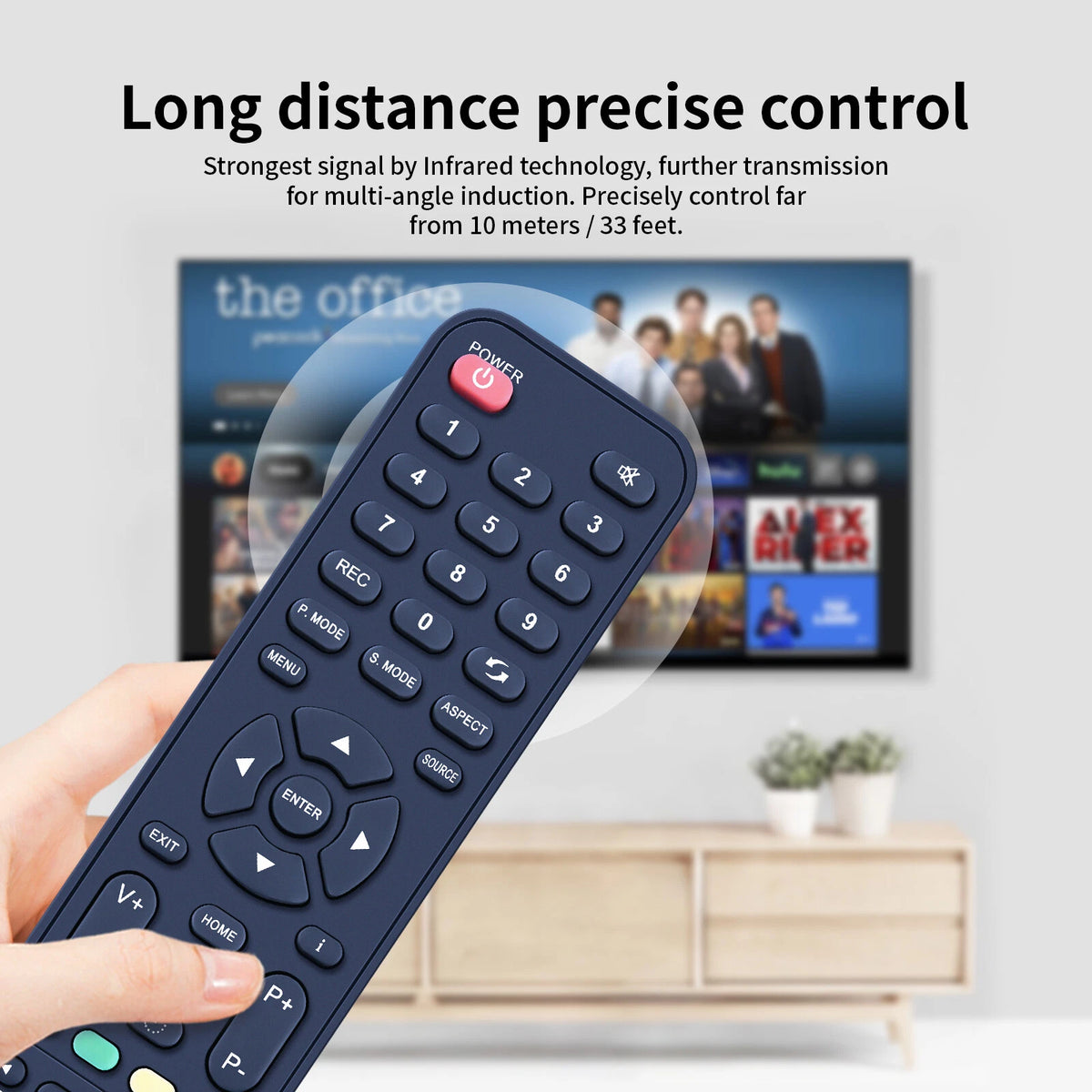 Replacement Remote Control For Dyras BL-24E1TS BL-24E1S Smart LED TV