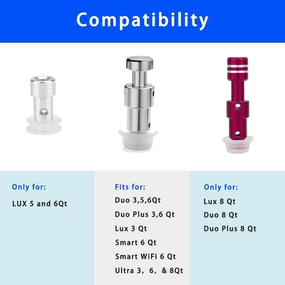 Sealing Ring and Steam Release Handle,Float Valve Replacement Parts with Blue