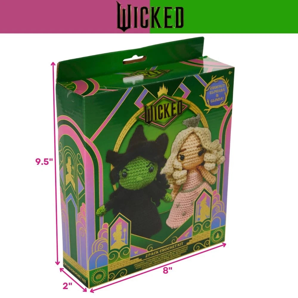 Innovative Designs Wicked Crochet Kit for Small, Elphaba and Glinda