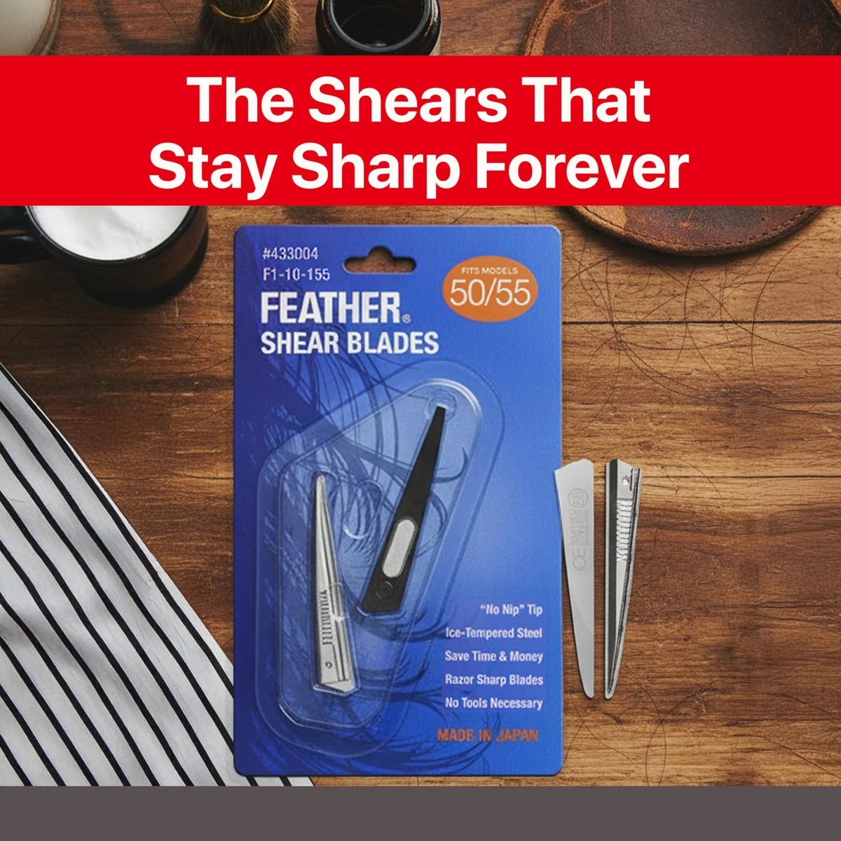 Feather - Switch-Blade Haircutting Shears Replacement Blade No.50/55