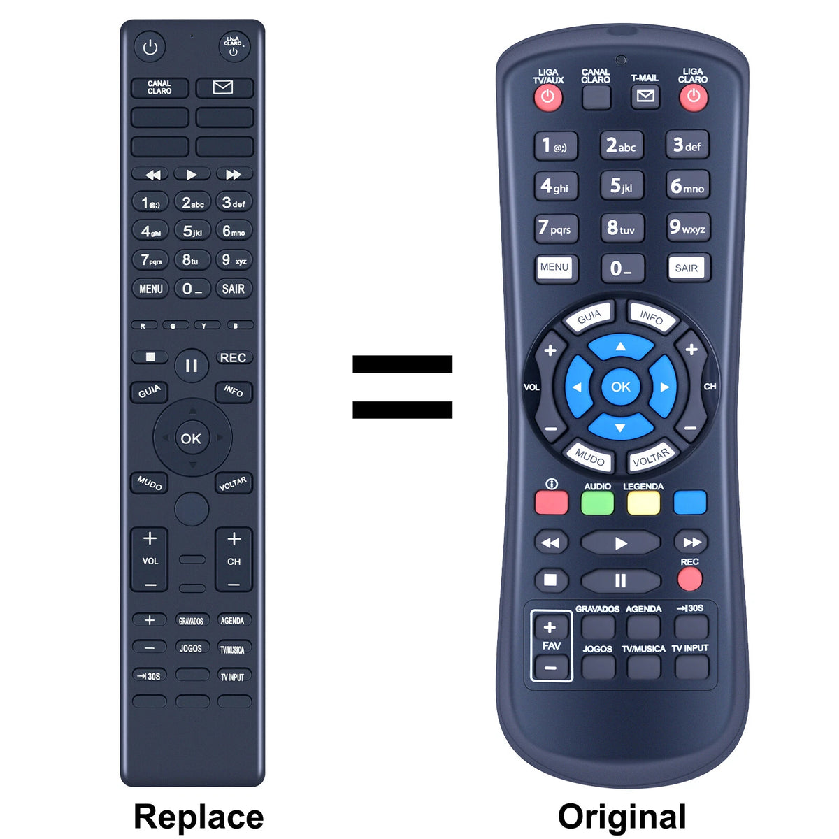 Replacement Remote Control For Claro RC3194701/02 RC3194701/01