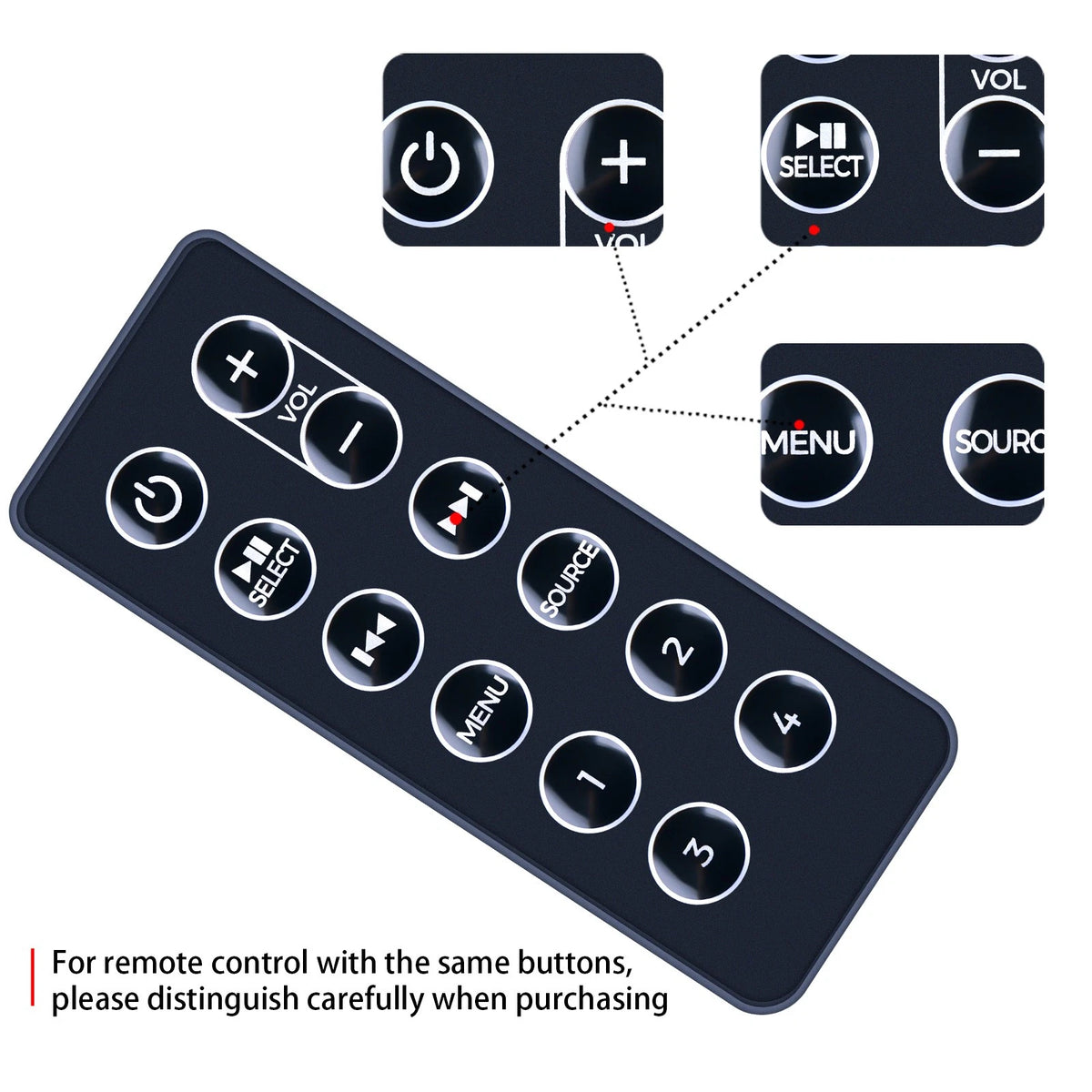 ReplaceRemote Control Only Compatible With the Ruark Audio R1 MK4,R1S and R2 Mk4