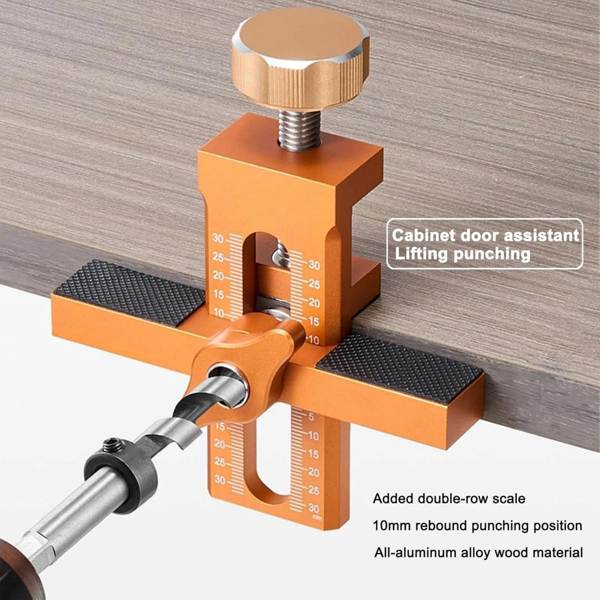 Cabinet Door Installation Tool Thicknesses From 10~40mm For Most Cabinet Doors