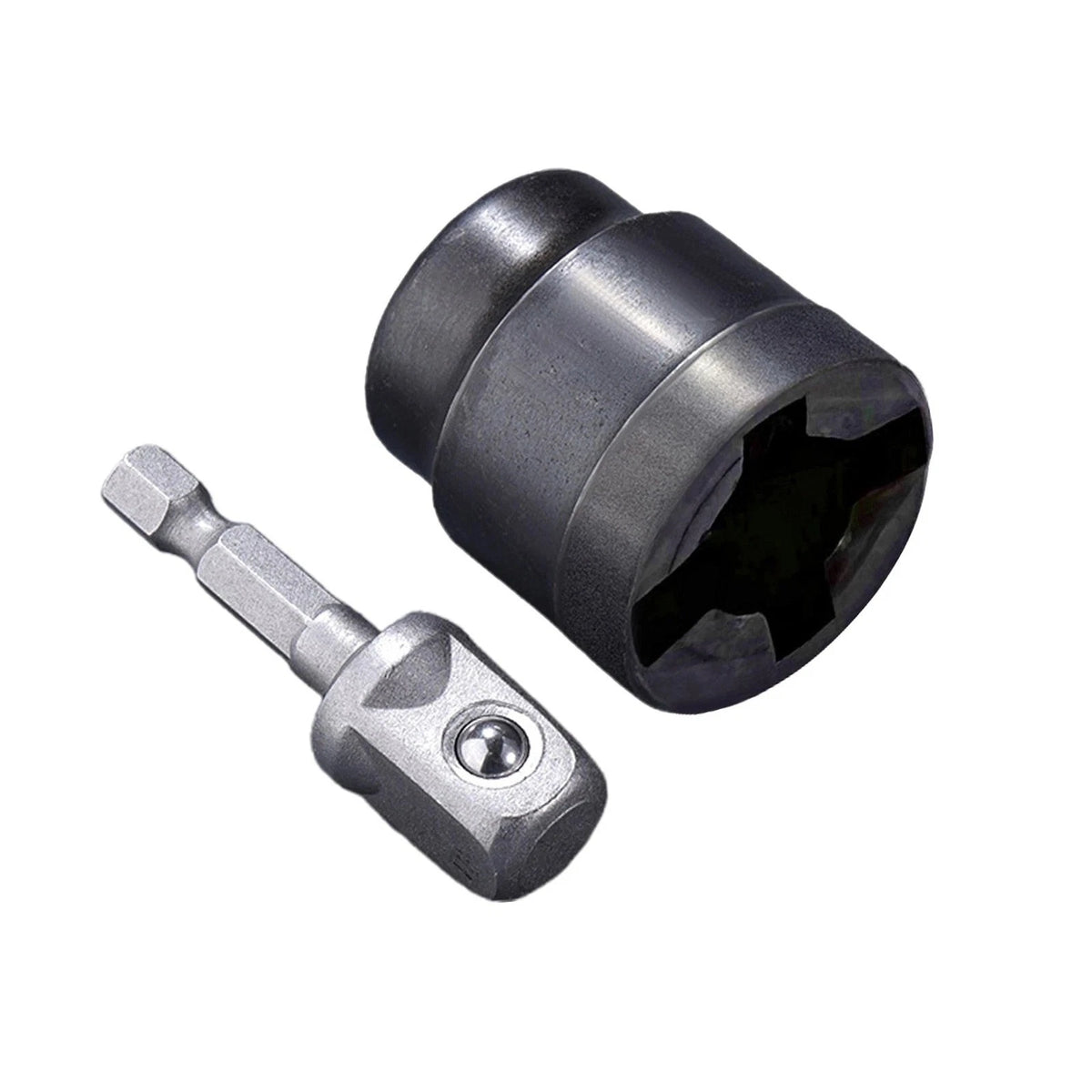 Scissor Jack Drill Adapter, Socket Converter for Power Driver, High Carbon Steel