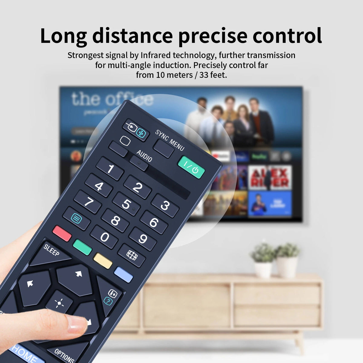 RM-GA024 Replacement Remote Control For Sony KLV-46R452A KDL-32R300B