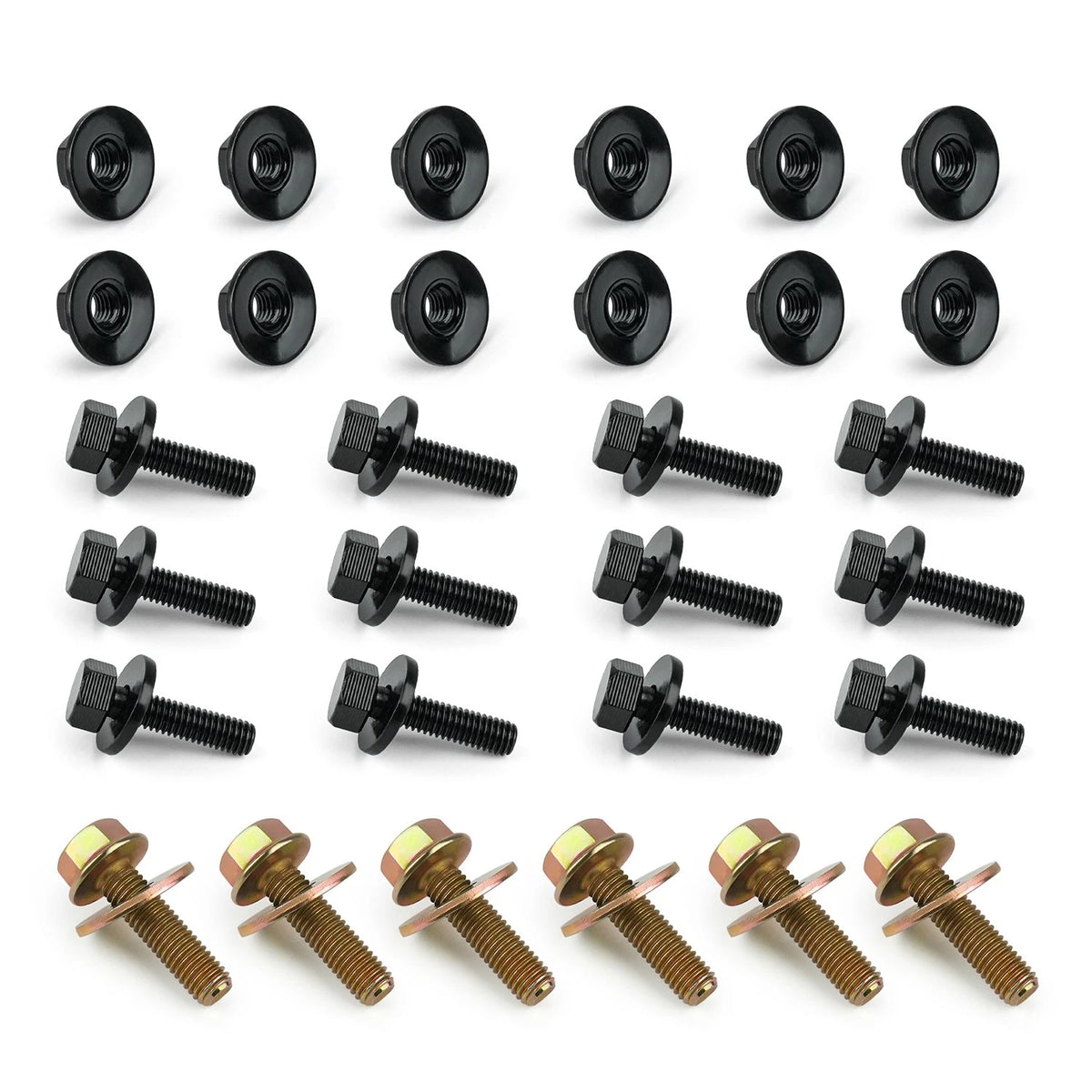 Fits Jeep Wrangler JK JL 07-25 Side Step / Running Board Bolts Hardware (4 door)