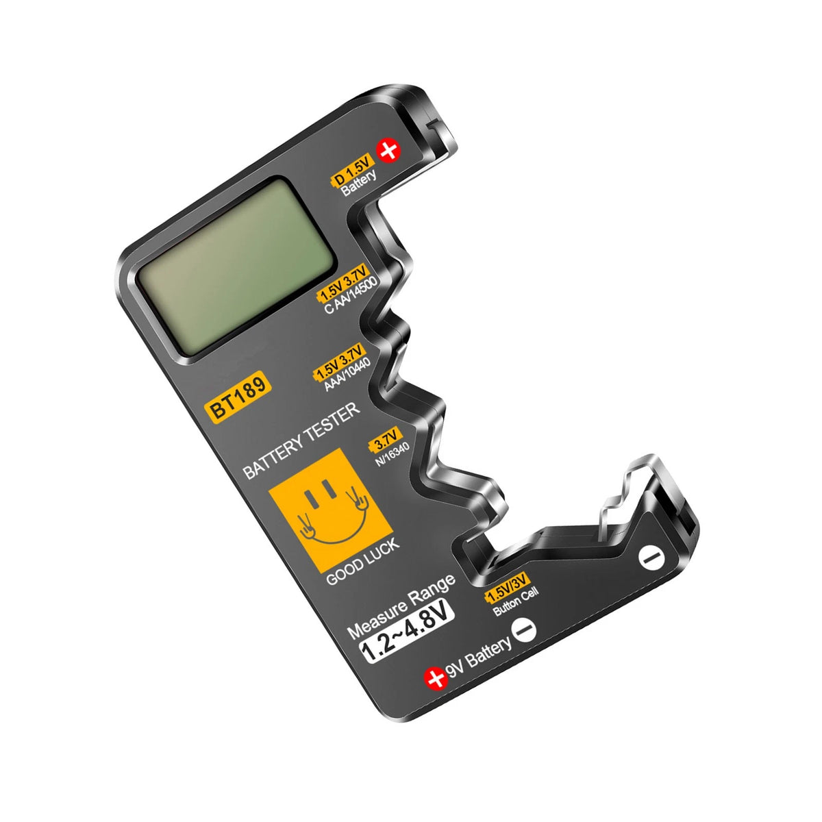 Lightweight Battery Tester Tool For 1.2V 3.7V 9V Cylindrical Button Cell Box