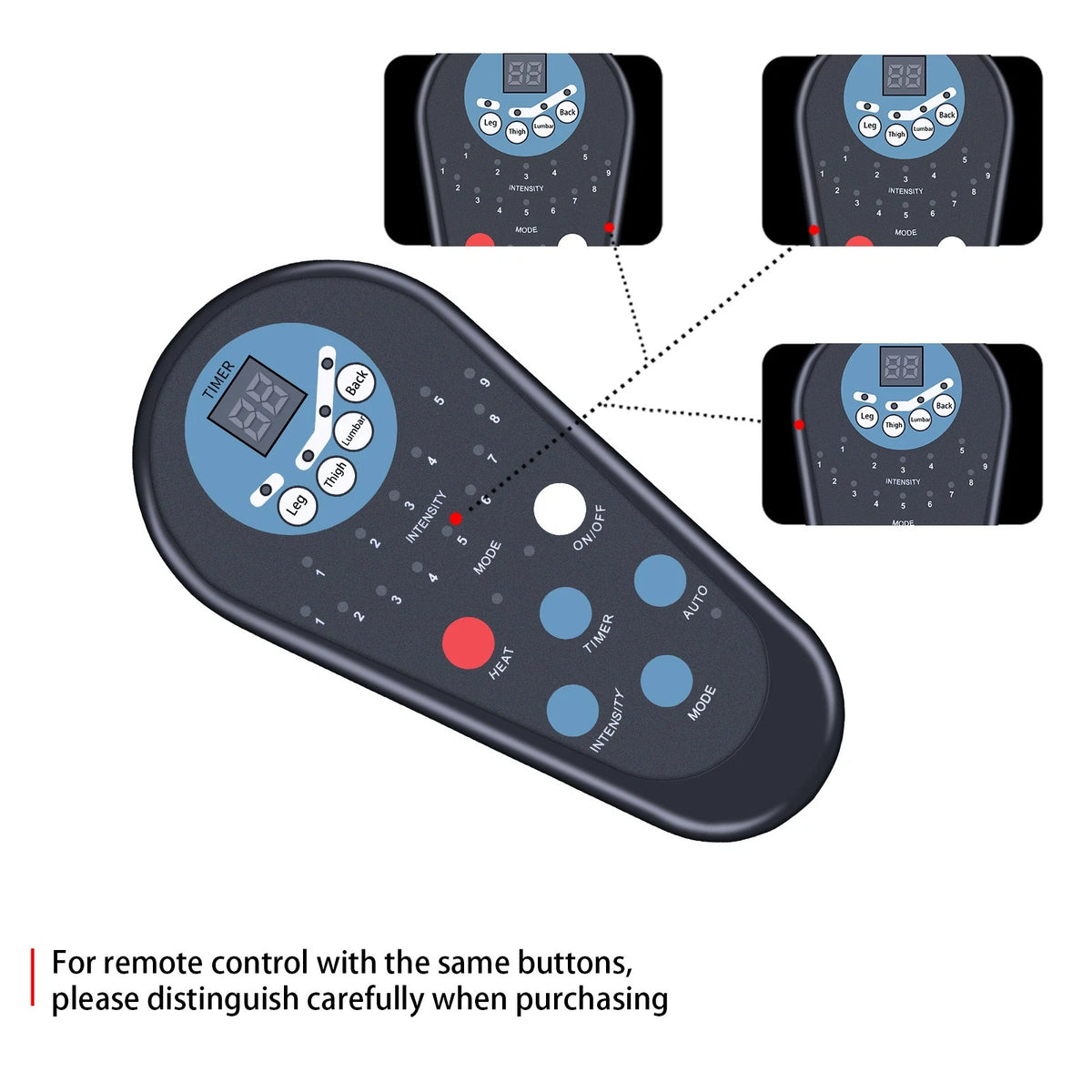 Remote Control For Relaxzen Longstreet Rocker Recliner 8 Pin Female Plug