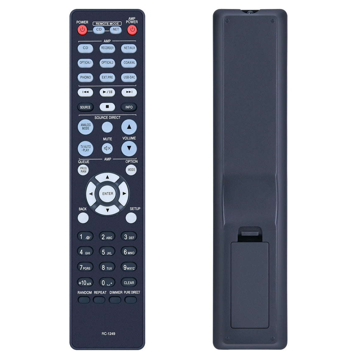 RC-1249 Replacement Remote Control For Denon Integrated Amplifier Amp