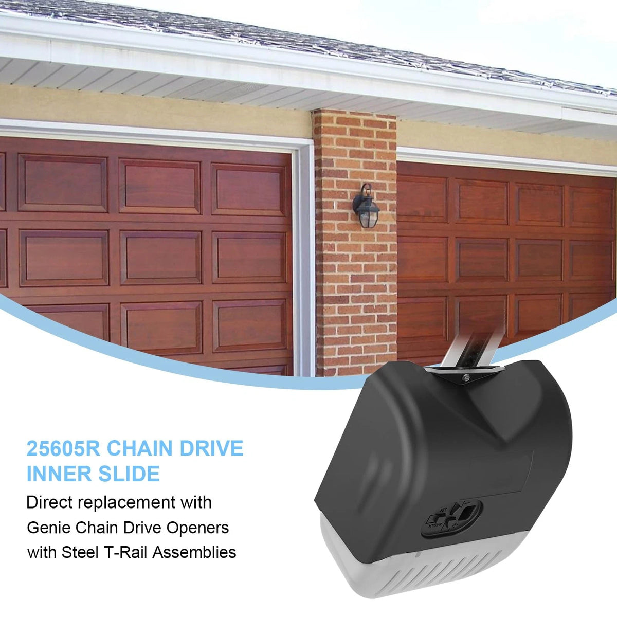 25605R Garage Door Opener Chain Drive Inner Slide for White