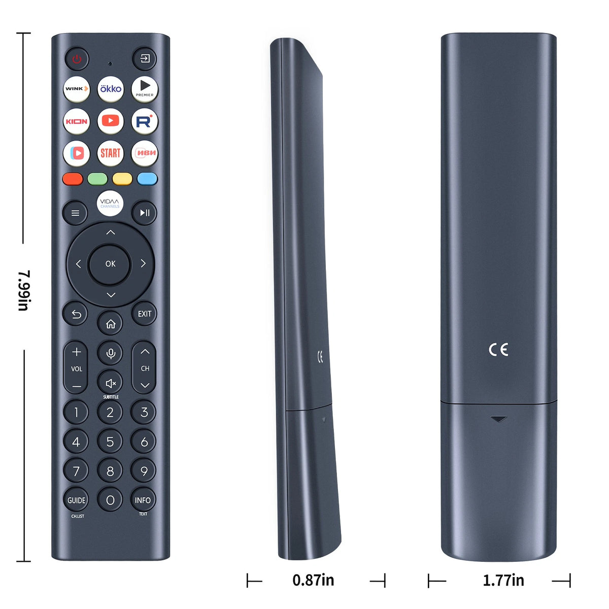 ERF2D38H Replacement Remote Control For Hisense TV