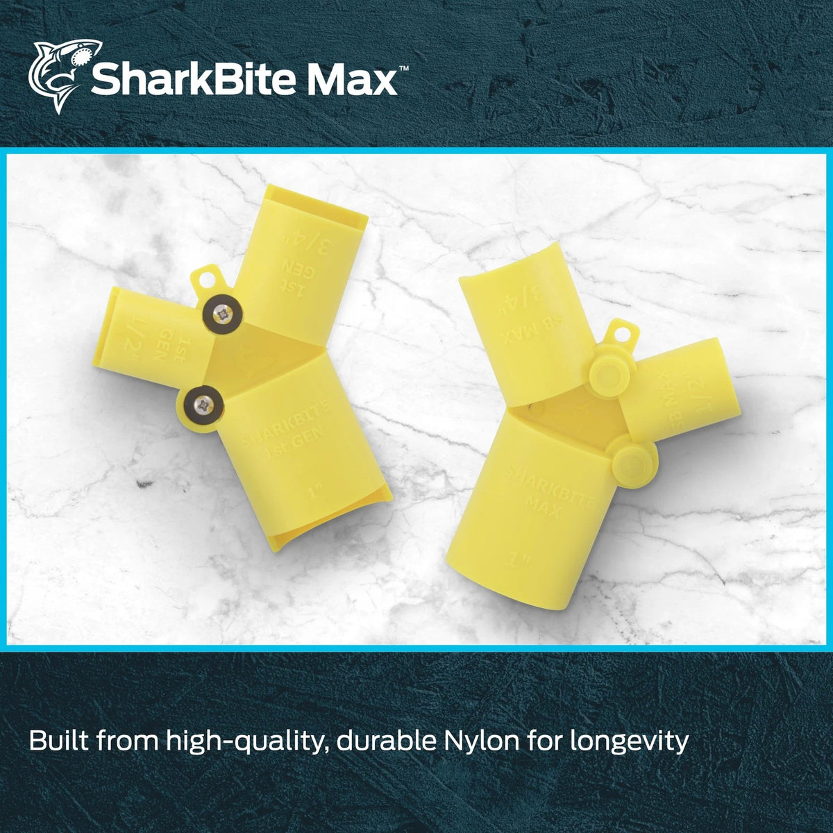 SharkBite 1/2 Inch to 1 Depth in. - 1 (Gen 1 and Max), Yellow