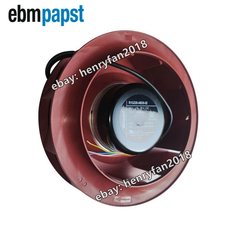 Ebmpapst R1G220-AB35-52 Centrifugal fan DC 24V 106W 3150RPM ??220MM Cooling Fan
