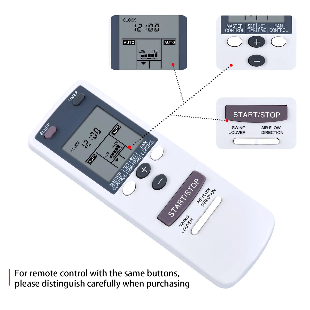 AR-BB1 For FUJITSU Air Conditioner Remote Control AR-BB2 AR-BB9 AR-DB3