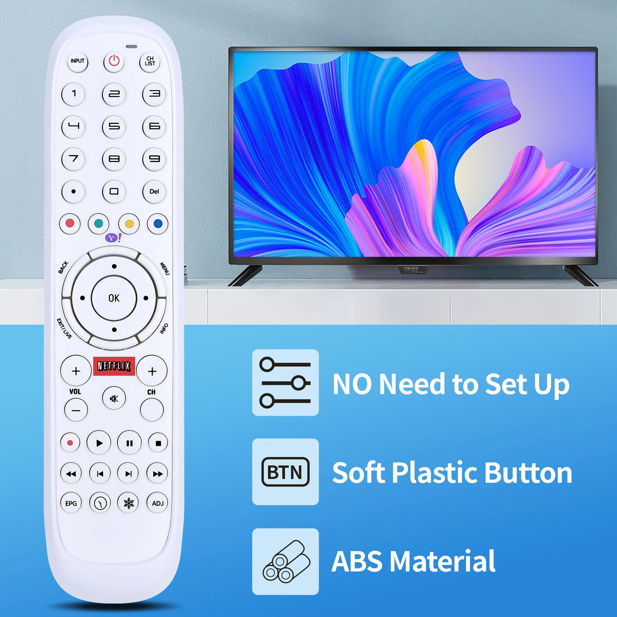 Replacement Remote Control For AOC LCD LED HDTV TV RC2414703/01B