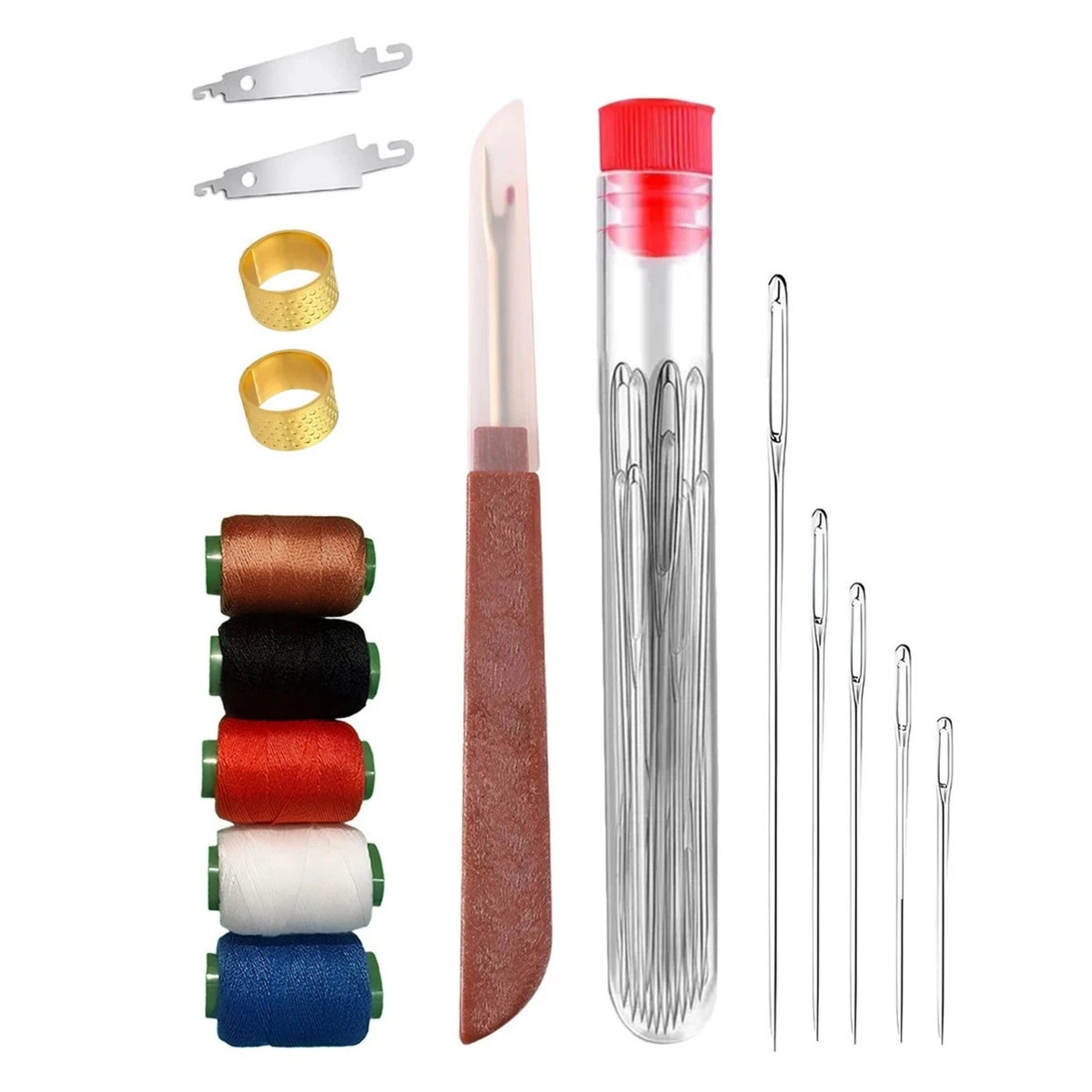 For Dormitory 36 Piece Sewing Tool Set with Needles Threads Repair Kit