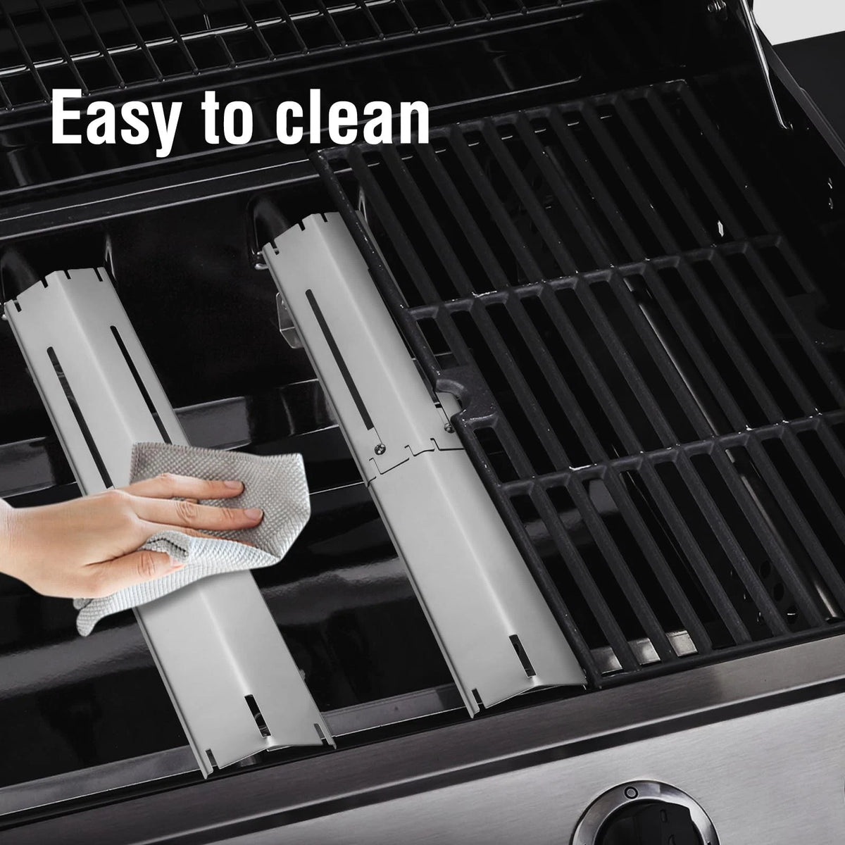 Universal Heat Tents Replacement for Charbroil, Nexgrill, silver
