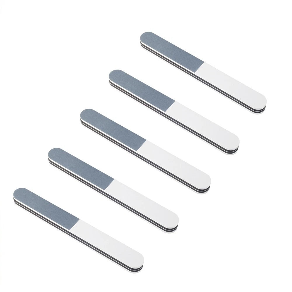 5Pack Sponge Nail Buffer Files Block Grinding Polishing/Treatments Bar Military