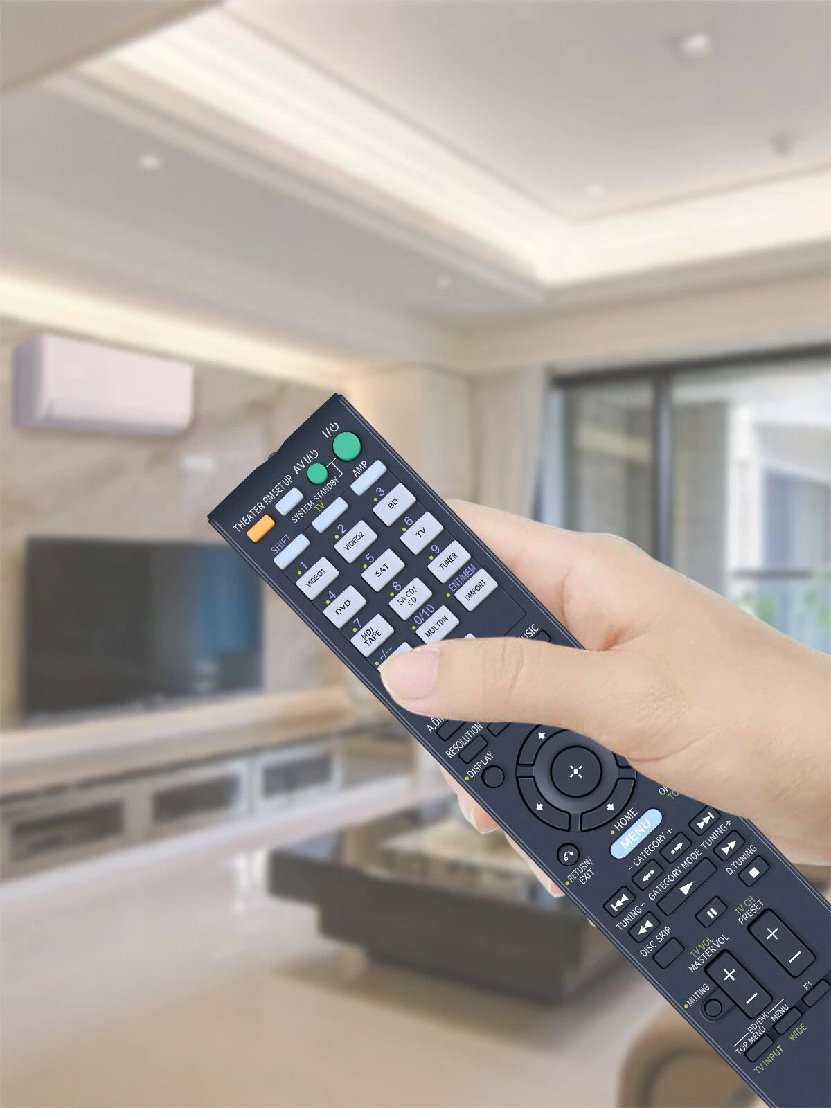 RM-AAP025 Replace Remote Control For Sony Multi Channel AV Receiver STR-DA2400ES