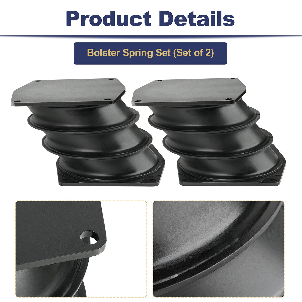 For Hendrickson HN 402/462/522 Bolster Spring 1 Pair 60879-000l 04/96-Current
