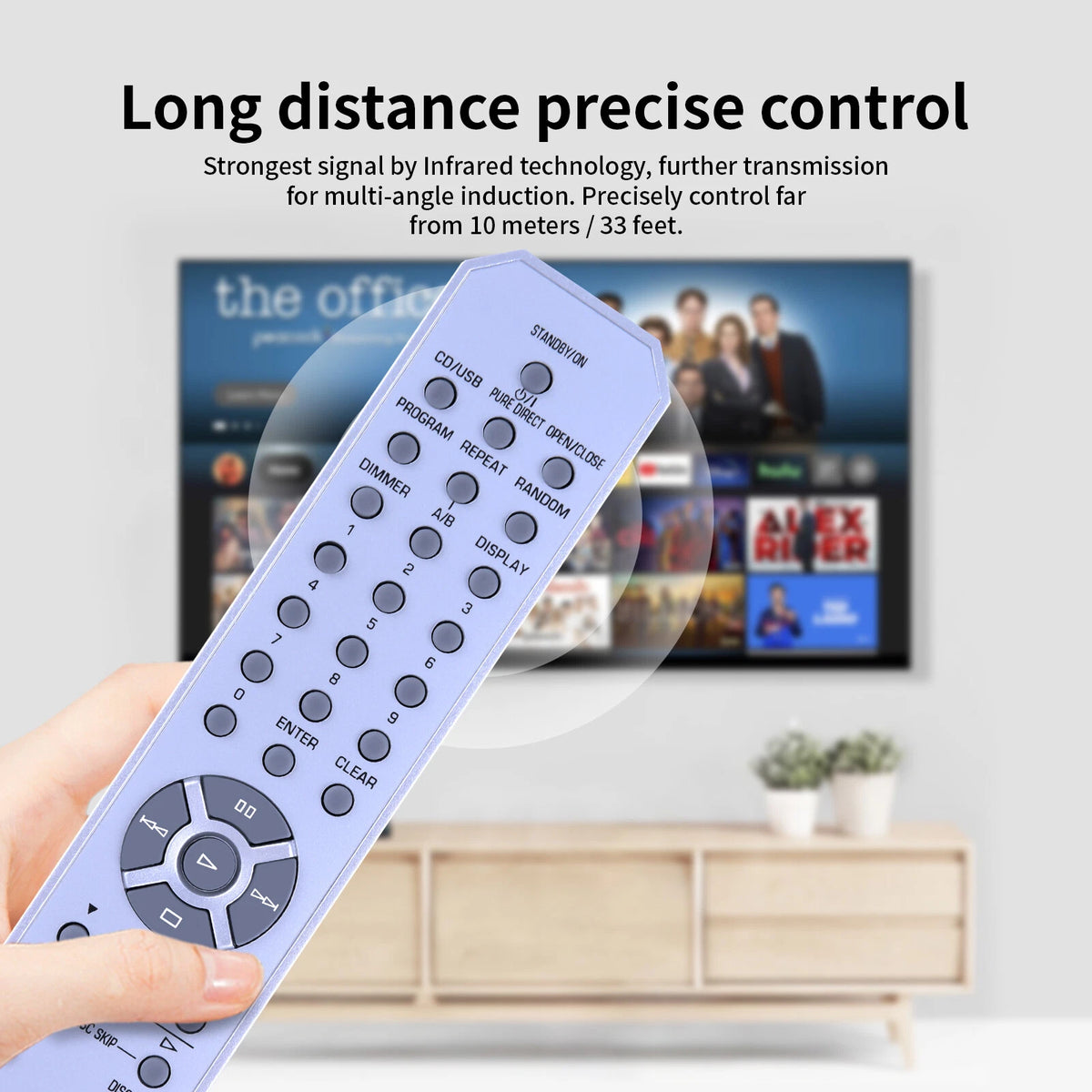 CDC9 WR96060 For Yamaha CD Player Remote Control CDC600