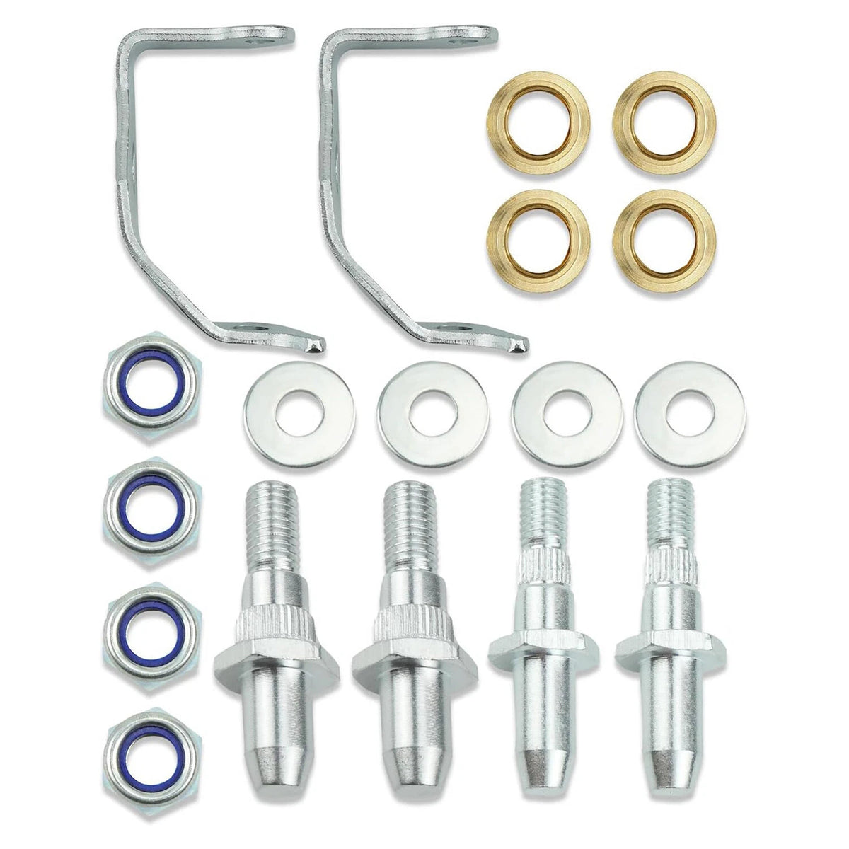 Door Hinge Pin And Bushing Kit Front Right + Left ,38456 For Cadillac Chevy GMC