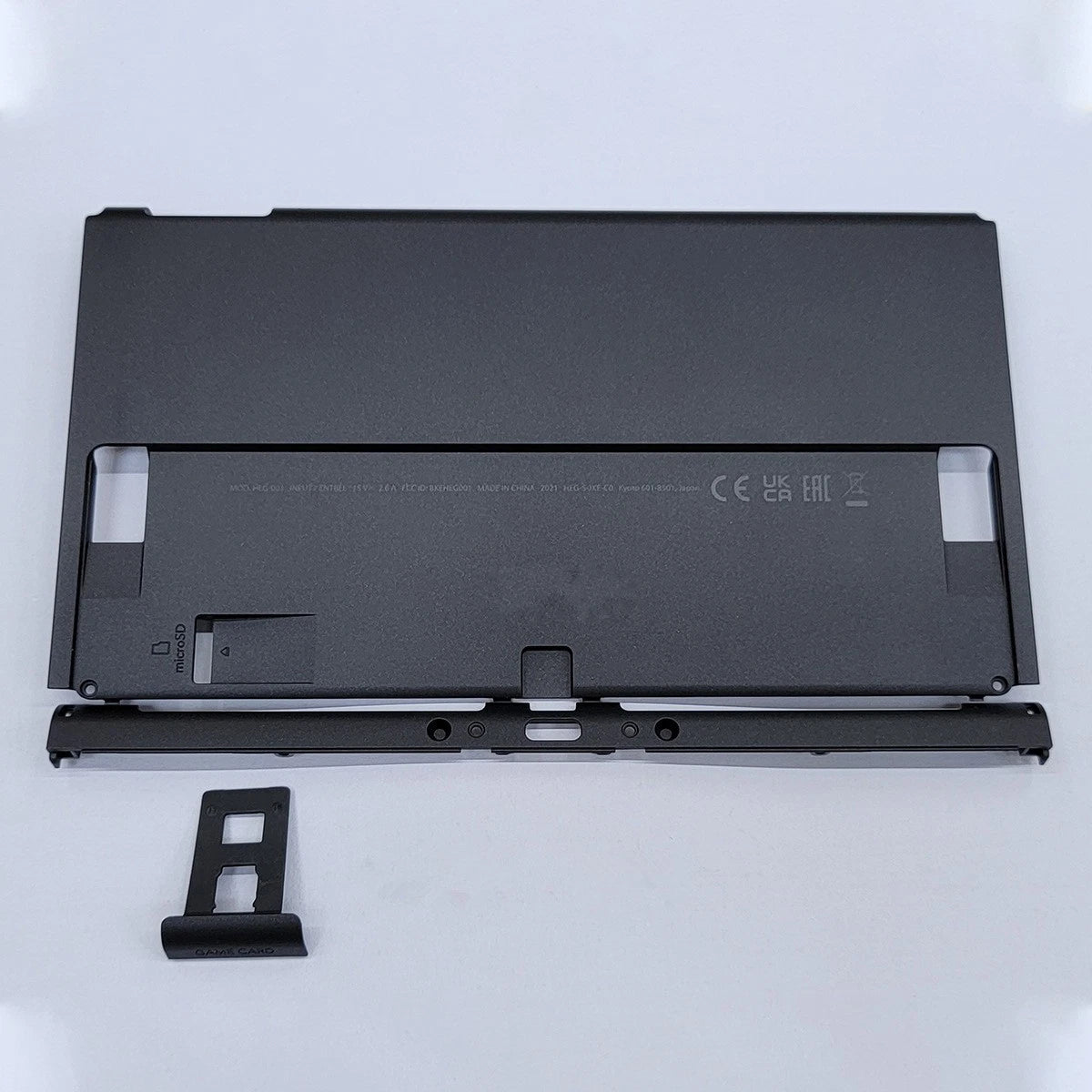 Replacement Bottom Housing Shell Backplate Slot Cover For Nintendo Switch OLED