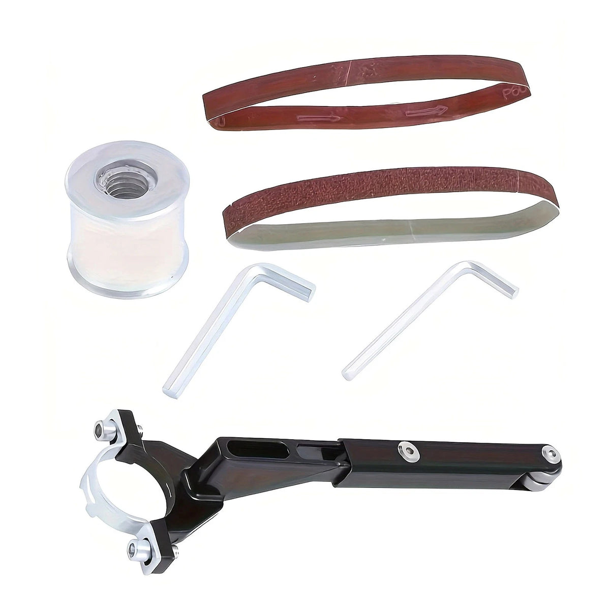 Angle Grinder to Sander Belt Adapter Unit For Metal Wood Sanding Polishing Kit