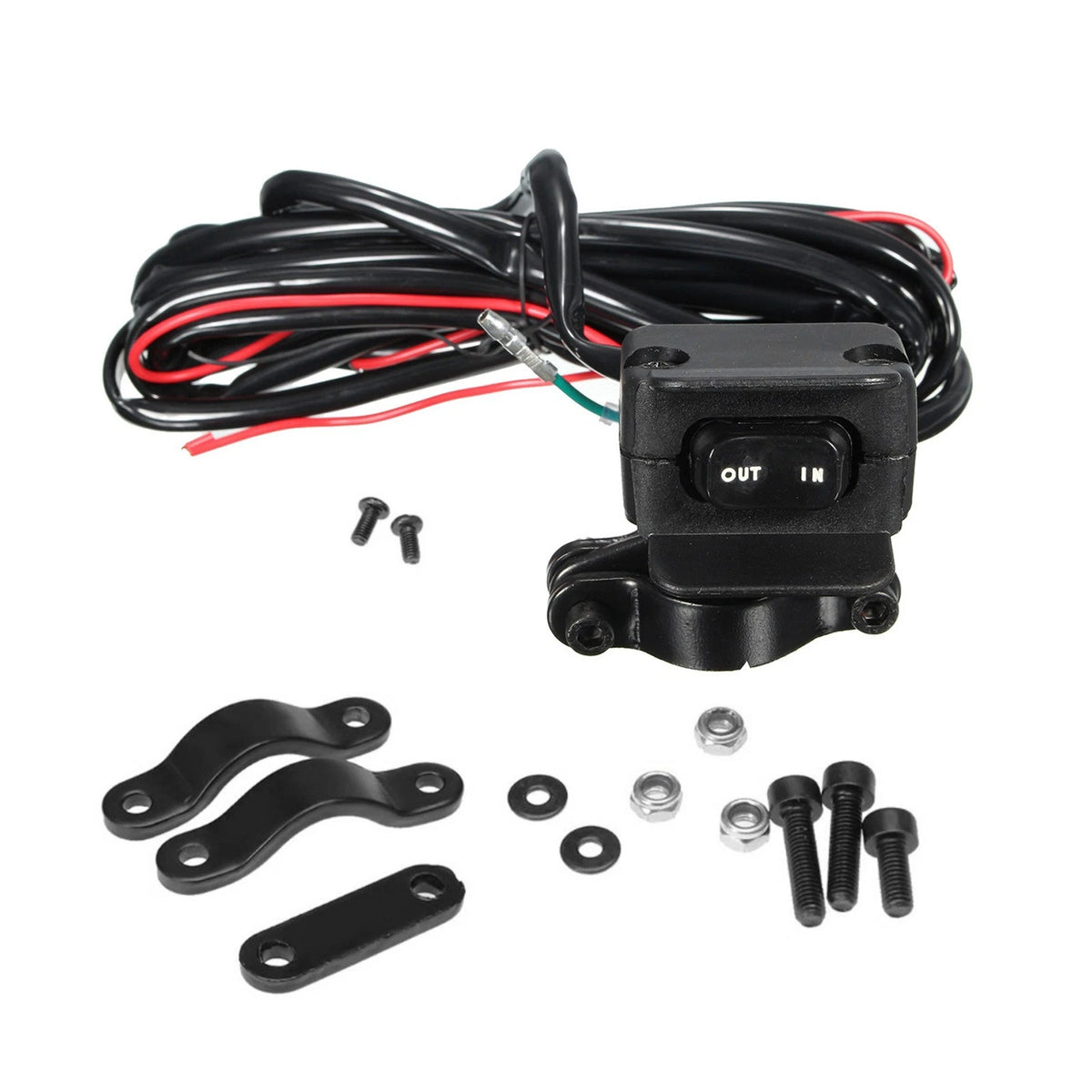 10ft Control Wire Cable for ATV UTV Winch Rocker Switch Handlebar System Kit