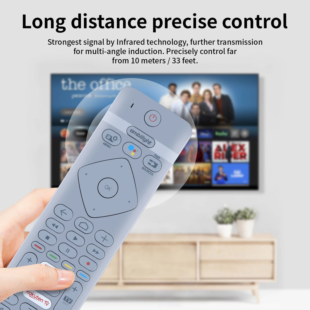 RC4154403/01R For Philips TV Voice Remote Control 398GM10BEPHN0012PH