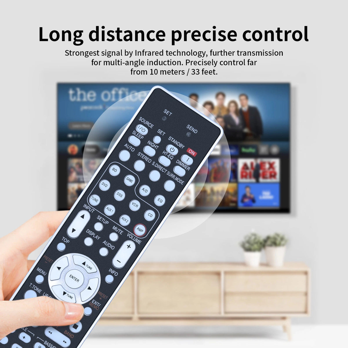 RC006SR Remote Control For Marantz Home Theater Receiver NR-1501 NR1501