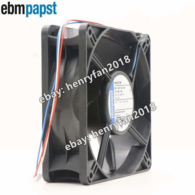 Ebmpapst Fan 4414/12M Axial Fan 24V 0.17A 4.1W 120*120*38mm 3-Wire Cooling Fan