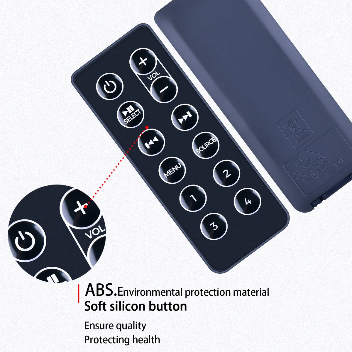 ReplaceRemote Control Only Compatible With the Ruark Audio R1 MK4,R1S and R2 Mk4