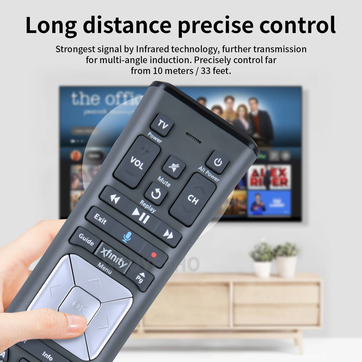 Remote Control For Comcast/Xfinity XR11 Premium Voice Activated Cable TV Backlit