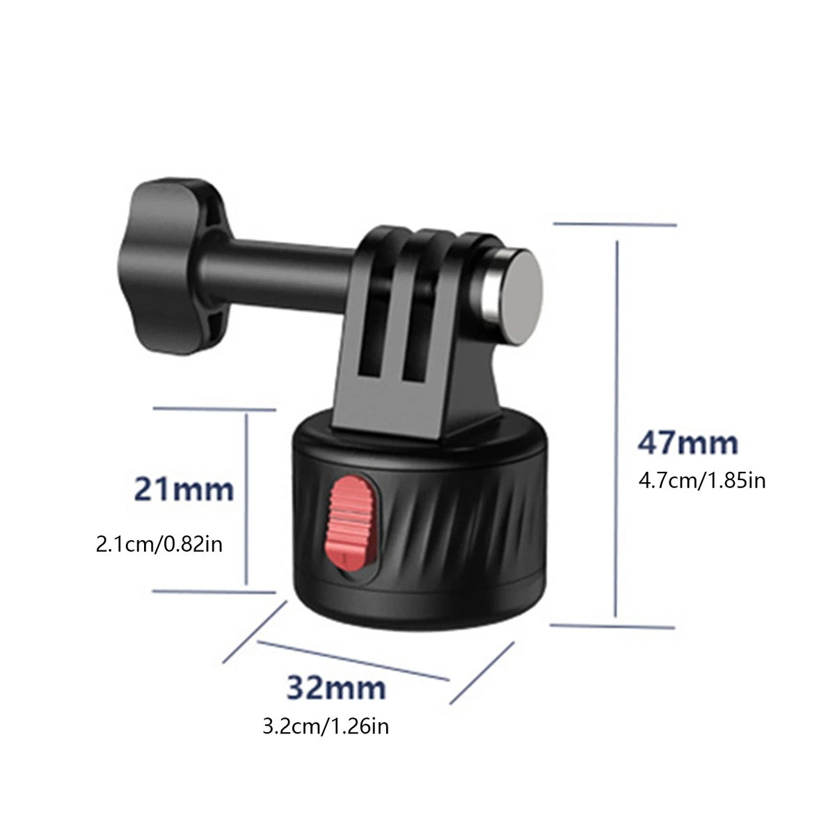 Magnetic Mount Quick Release Adapte for GoPro Hero 12 11 10 9 8 7 Replace Parts
