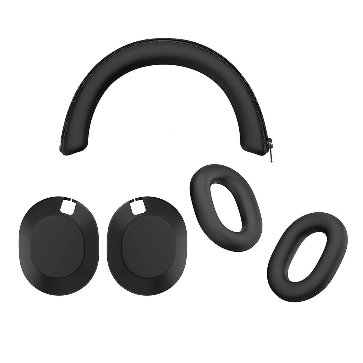 3PCS Silicone Protective Cover Case for Sony WH-1000XM6 Headphones, Soft Fit