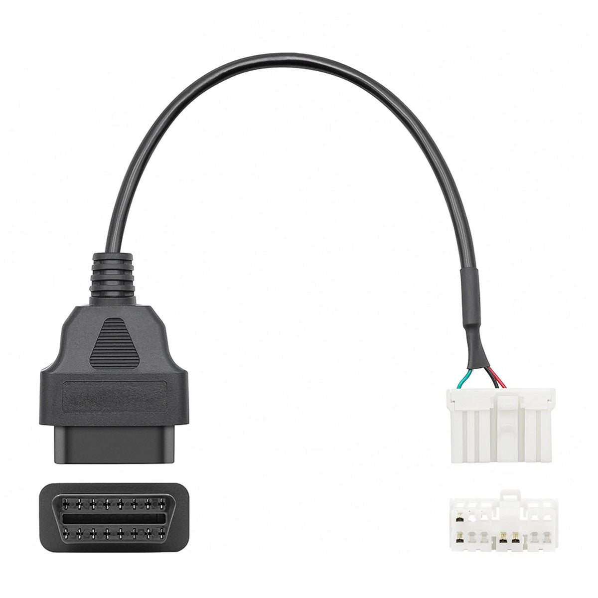 12-Pin Female Connector OBD II Harness Cable Diagnostic Tool For Tesla Model S X