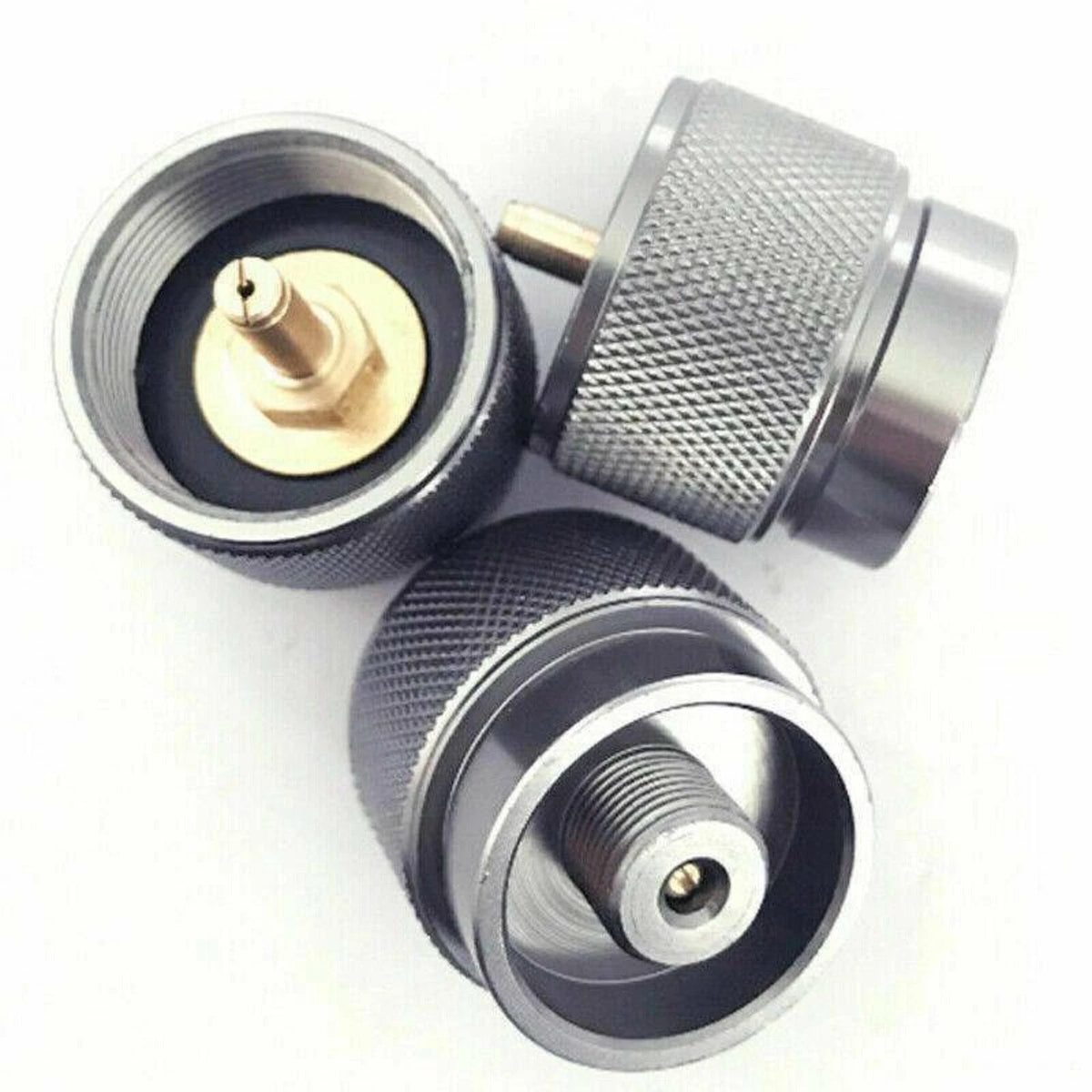 Adapter Camping Propane Small Gas Tank Adapter Input Lindal Output Stove One 1LB