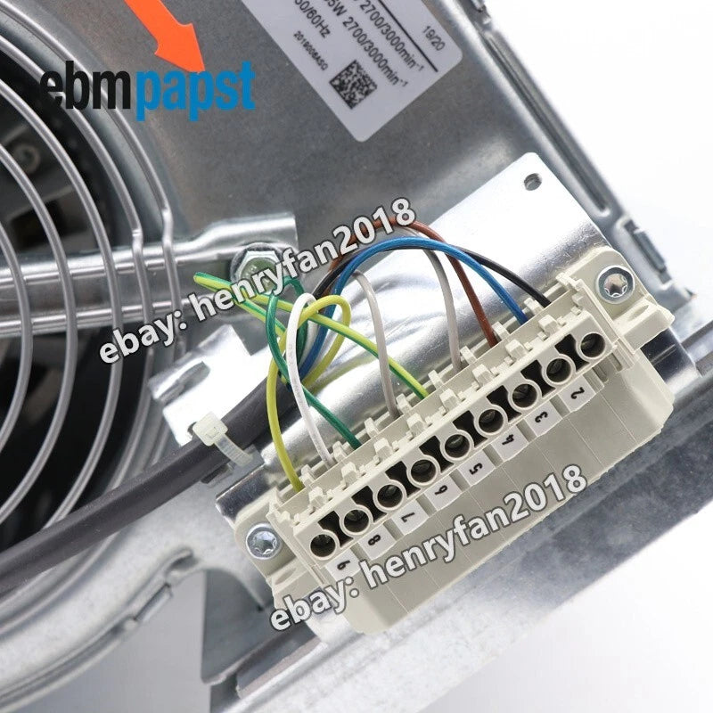 Ebmpapst D2D160-BE02-11 AC Centrifugal Fan 230/400V 2700RPM 700/1055W Fan
