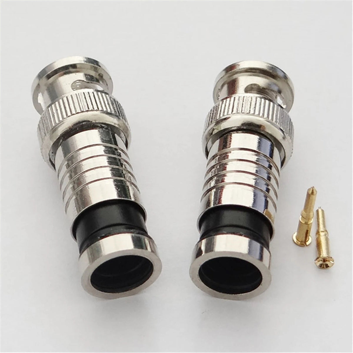 10*Premium Adapter BNC Compression Connector for CCTV Camera RG6 Coax Cables