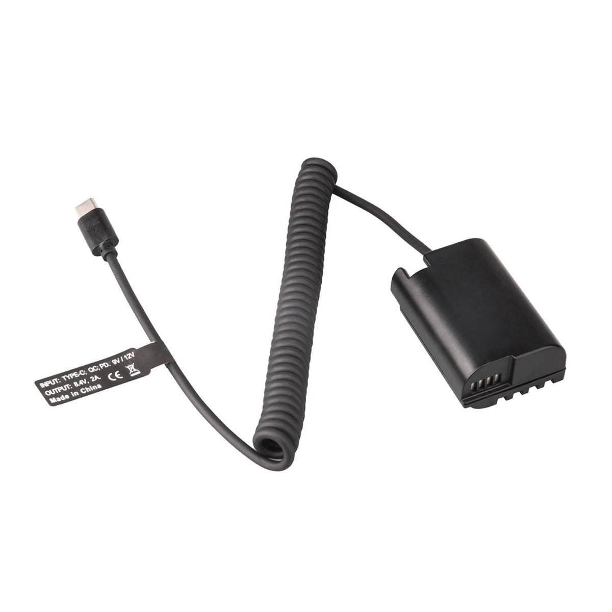 USB-C to DMW-BLK22/DCC17 Dummy Battery Power Cable For Panasonic GH3 Camera