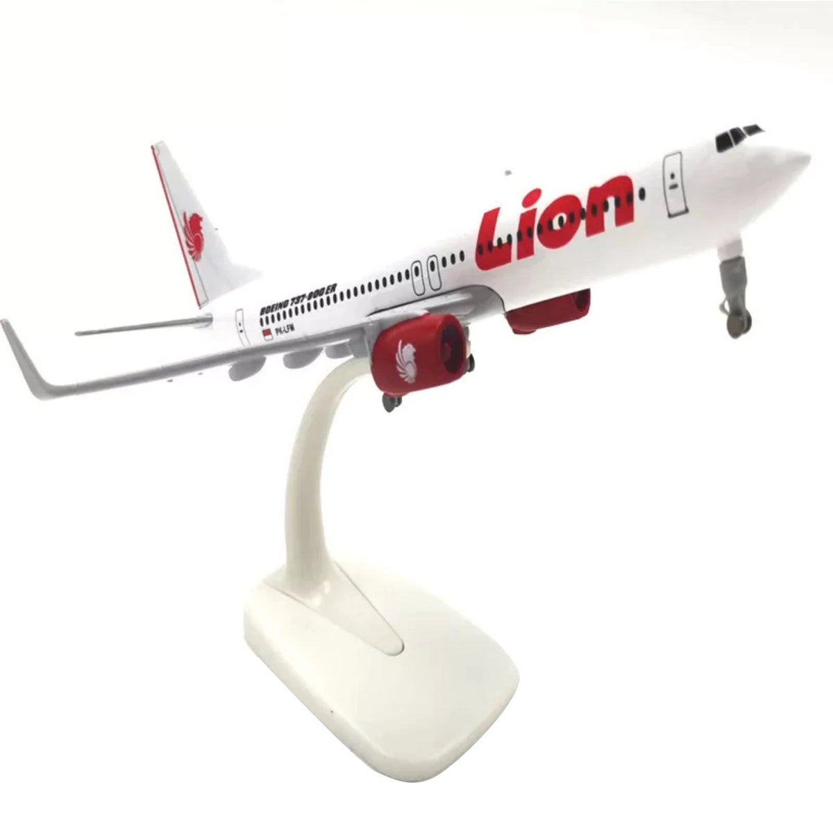 1:350 Scale Diecast Alloy Lion Air B737 Airplane Aircraft Model Souvenir Display