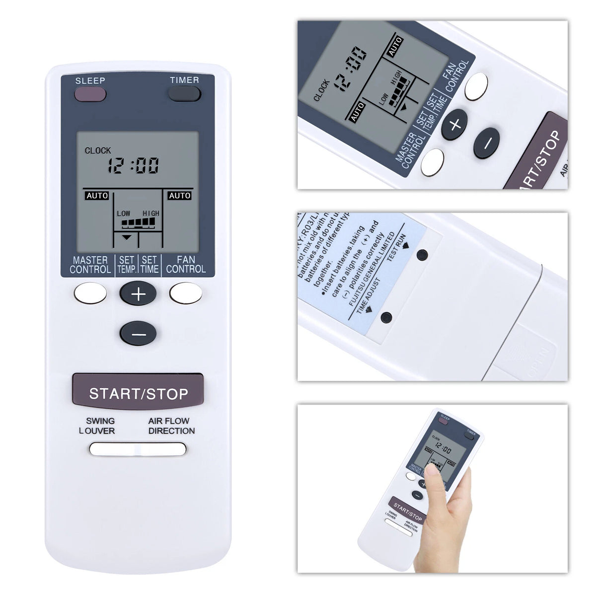 AR-BB1 For FUJITSU Air Conditioner Remote Control AR-BB2 AR-BB9 AR-DB3