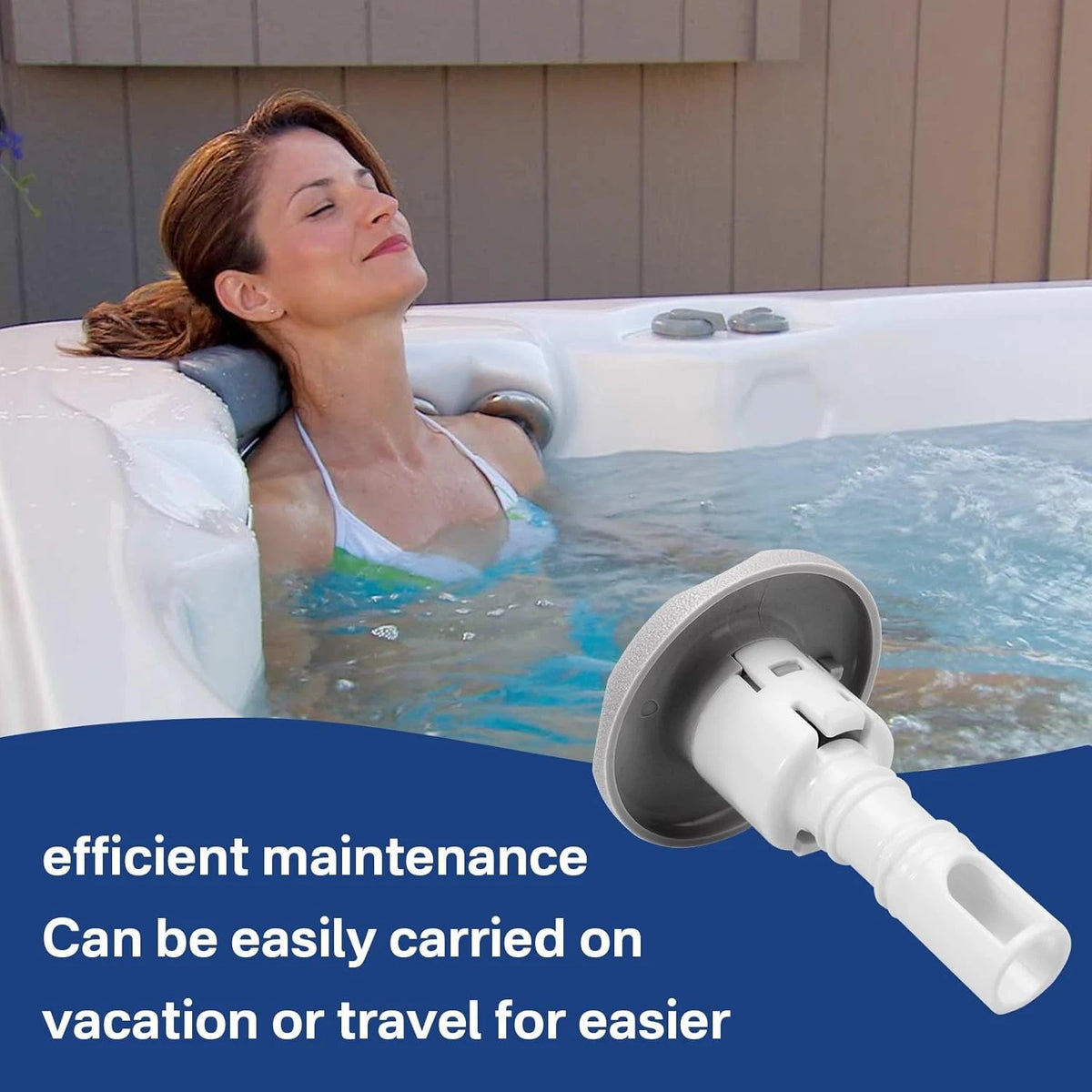 SuperDi 2" Spa Hot Tub Jets Diffuser Replacement Cluster Storm Jet...