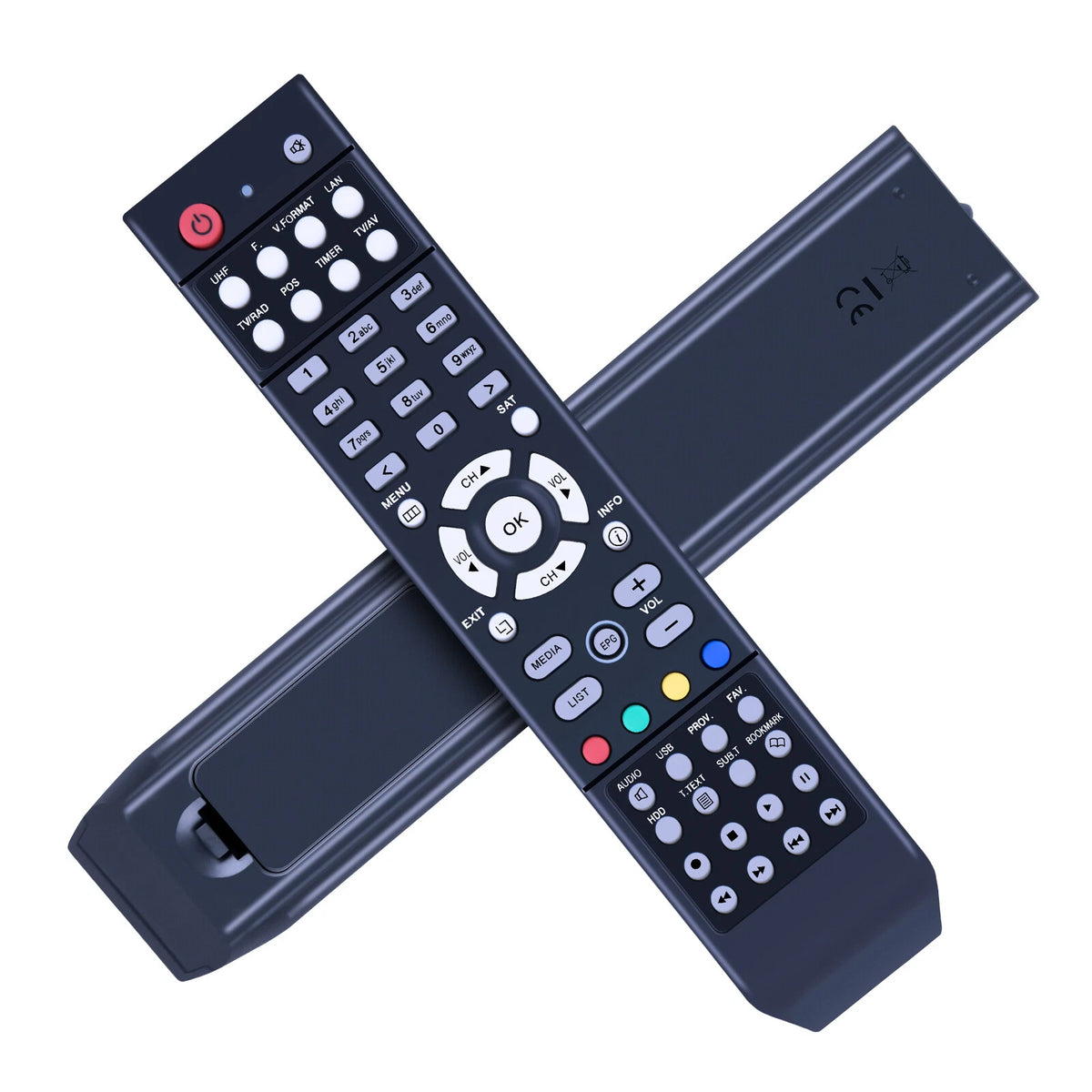 Replacement Remote Control For Technomate TM 800 HD
