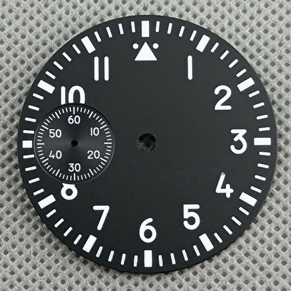 37mm Green Luminous Watch Dial Second @9 Replace For ETA 6497 ST3600 Movement D