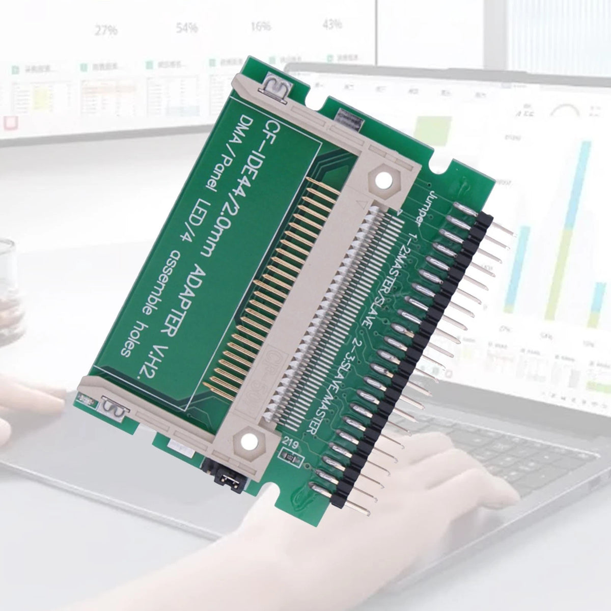 5.2*4.3cm CF to IDE Adapter Card Cost-Efficient for Testing and Industrial Use